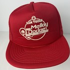 Ram Tough Melloy Dodge VTG Red Mesh Truckers Hat Snapback One Sz Cap