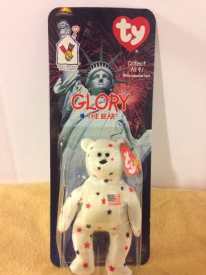 MCDONALDS 1999 TY BEANIE BABY GLORY THE BEAR/TAG ERRORS 1993 (m-161)