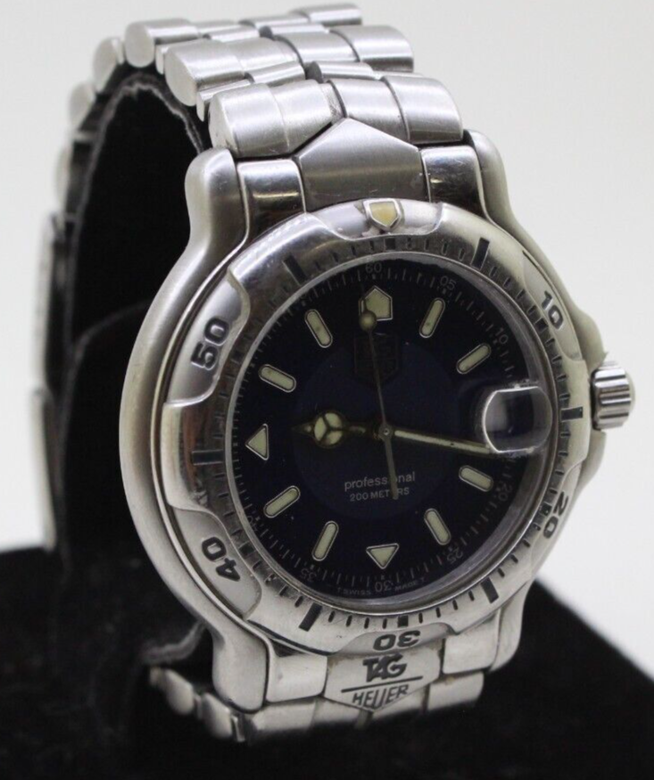 TAG Heuer 6000 Blue Navy dial 38mm Men