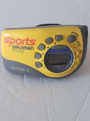 Sony SRF-M78 Sports Walkman FM/AM Radio w/ Armband UNIT ONLY TESTED