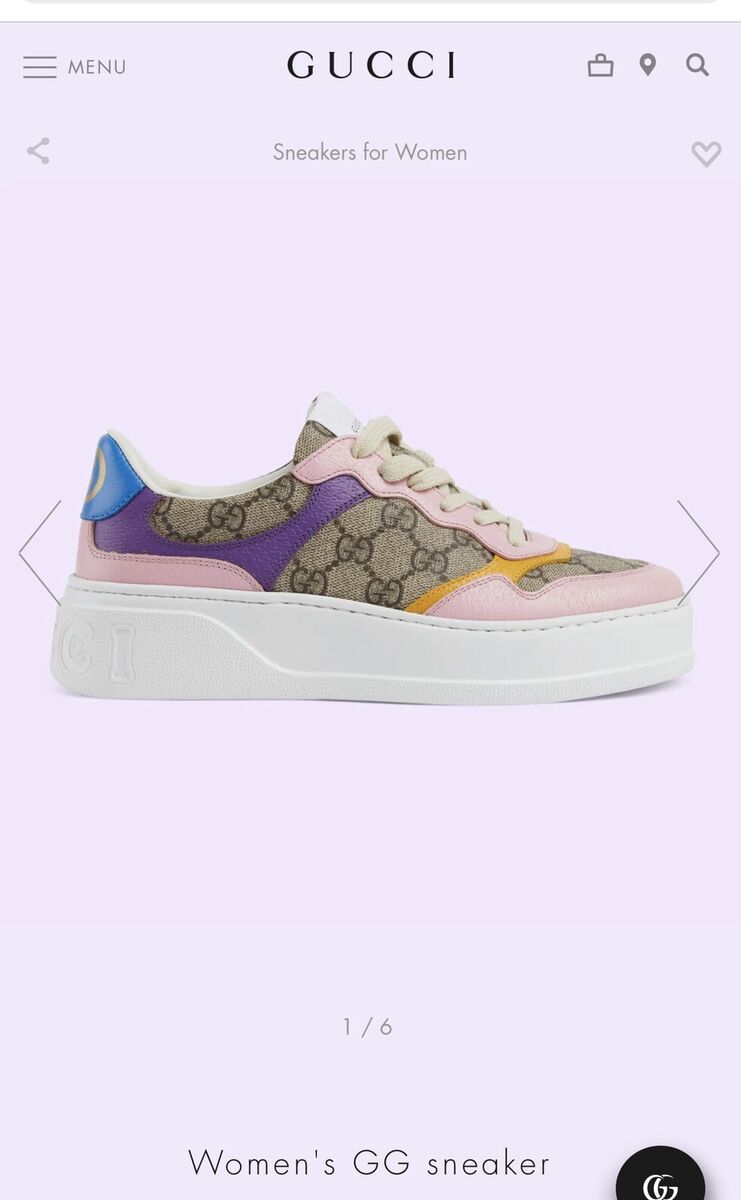 Gucci women sneakers 8.5 (40) Pink | eBay Gucci women sneakers 8.5 (40) Pink | eBay