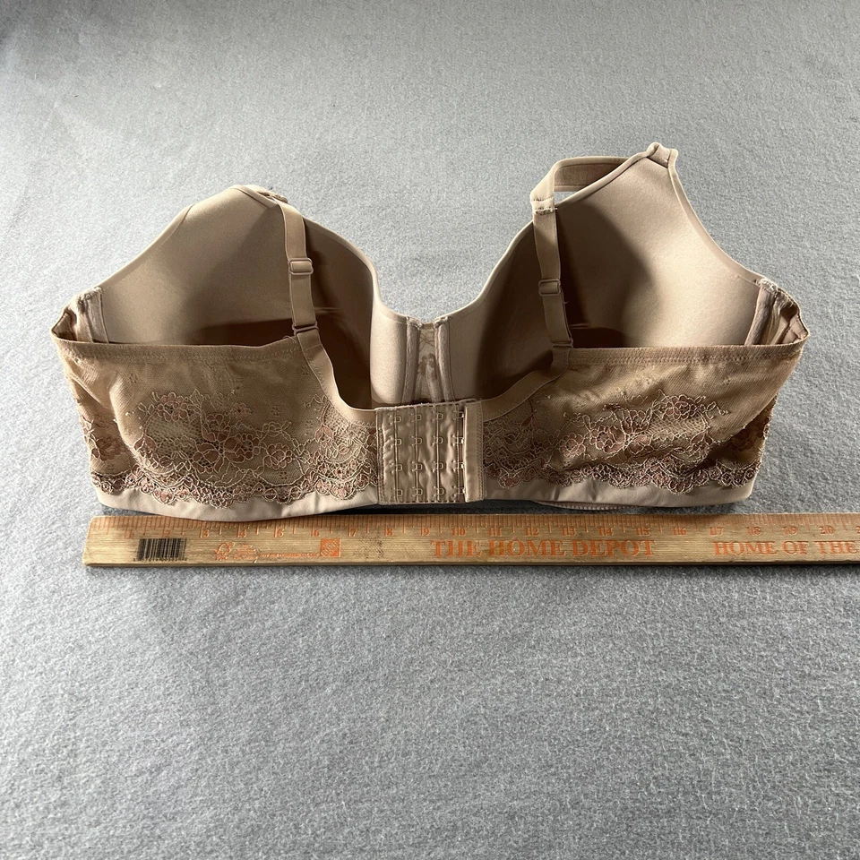 Sujetador Leading Lady Talla 48D Desnudo Tostado Con Aros Camiseta de Encaje The Brigitte 5214 Foto 2 de 4