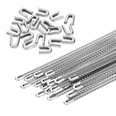 20 Stck. 6 Zoll 304 Edelstahl Korsett Ausbeinspirale Metall Ausbeinset (6 mm)