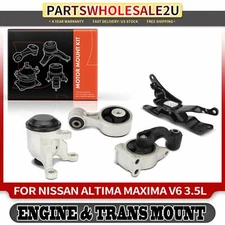 4pcs Engine Motor & Transmission Mount & Torque Strut Mount for Nissan Altima