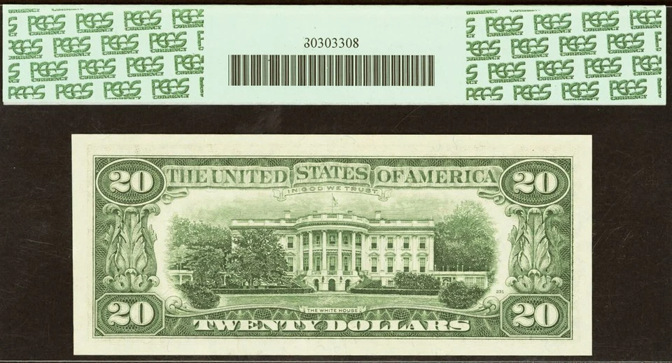 1988A $20 FRN PCGS Gem 65PPQ rare single digit fancy serial number 00003000 - Image 3 of 3