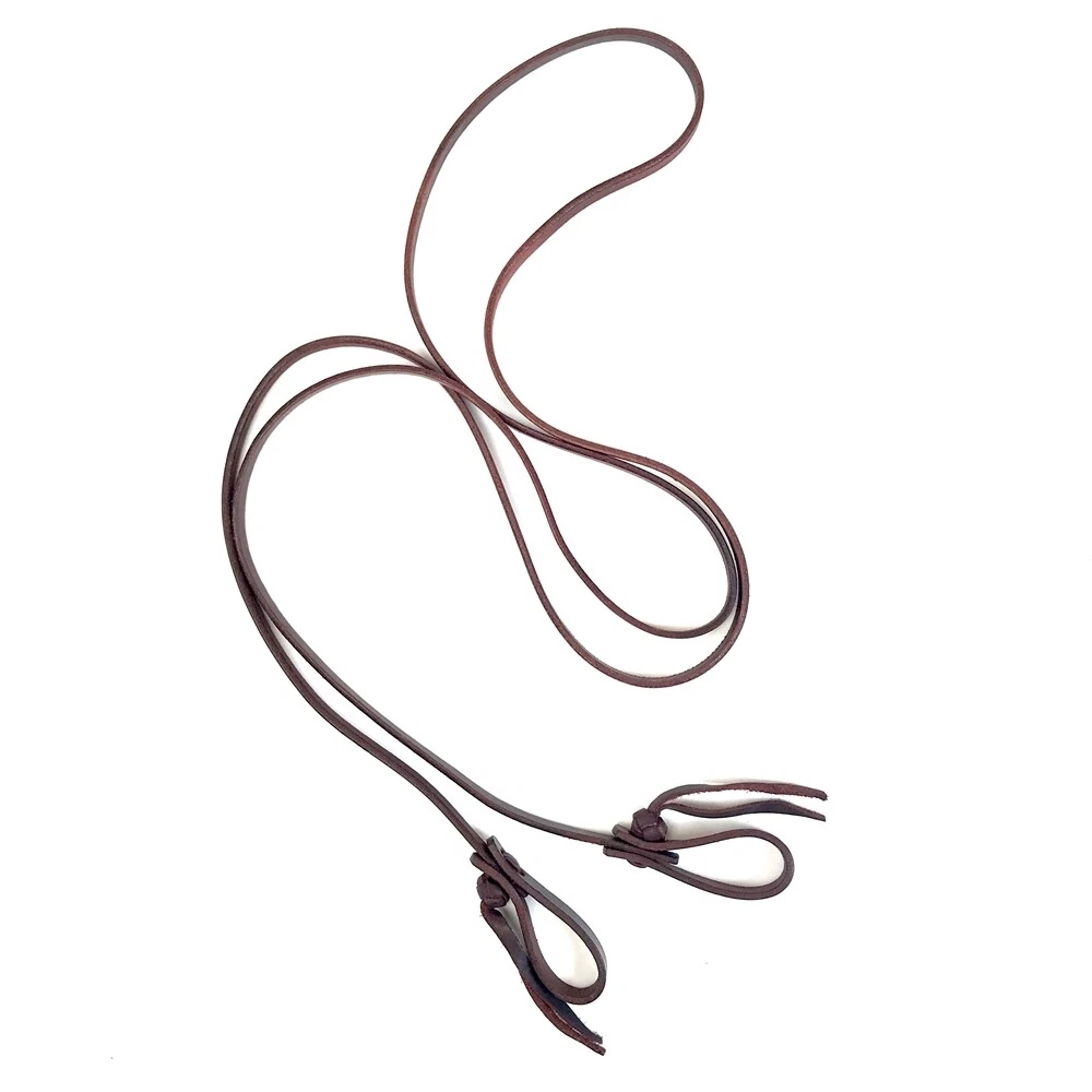 Alamo Saddlery Latigo Leather Roping Reins