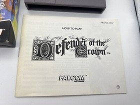 Nintendo Entertainment System Nes Defender Of The Crown OHNE Poly Block.