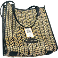 ERIC JAVITS New York - Biza Shoulder Tote Black Mix - NEW with Tags