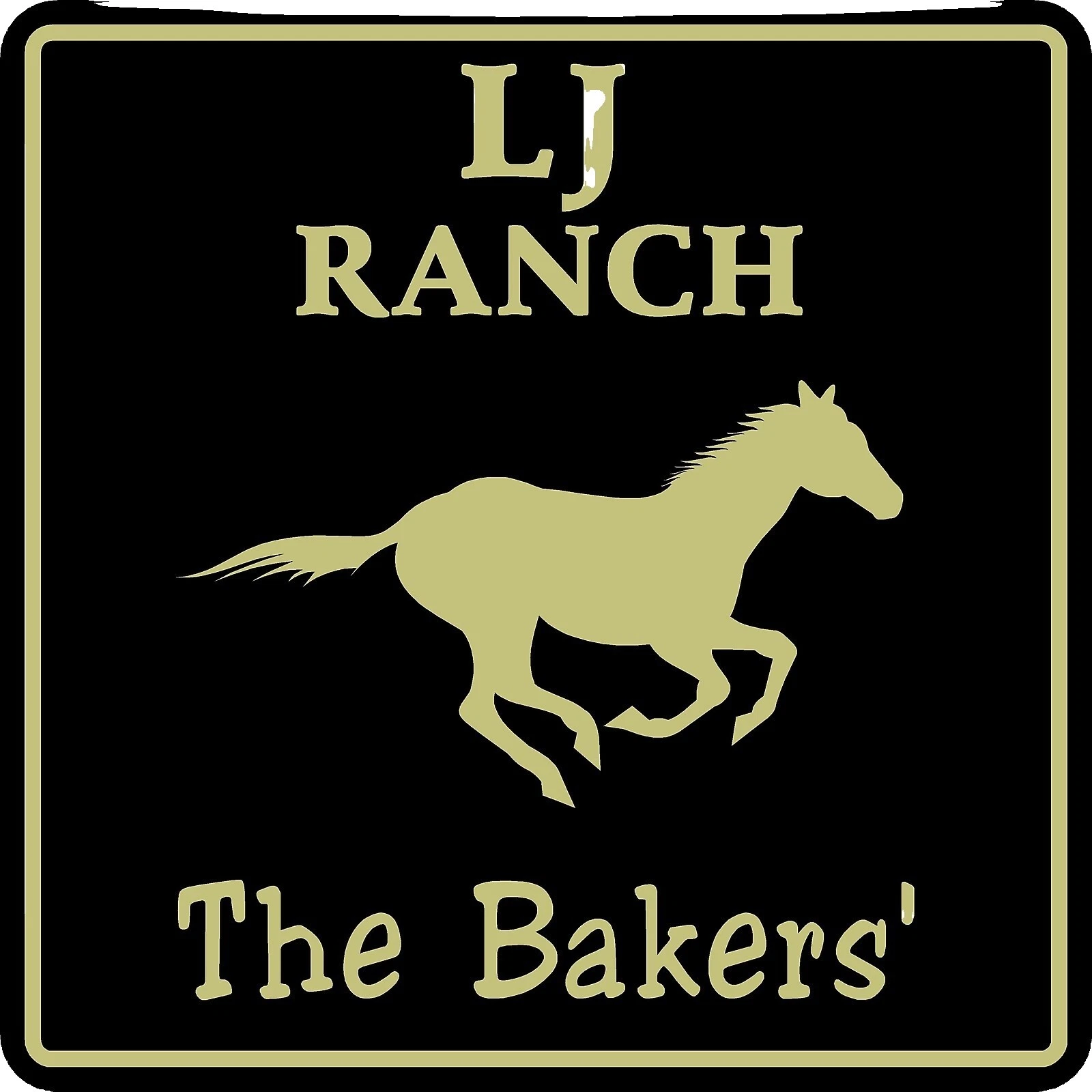 Placas e Letreiros de plástico de Cavalos