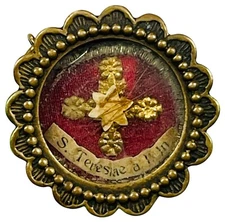 ✝ Reliquary Relic St Therese of Lisieux Therese of the Child Jesus Little Flower