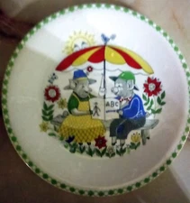 Rare Vintage 1968 Figgjo and Flint Child's Plate Made in Norway