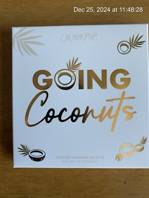 COLOURPOP Going Coconuts Pressed Powder Eyeshadow Palette - New in Box