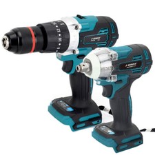 Cordless Impact Wrench Hammer Driver Drill Combo Kit 