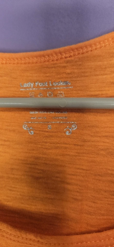 Lady Foot Locker 女士背心橙色 S 码 — 第 2/3 张图片