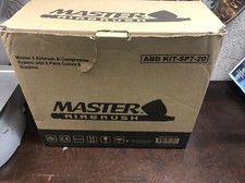 Master Airbrush Professional 3 System With Compressor and 6 Color Primary Paint