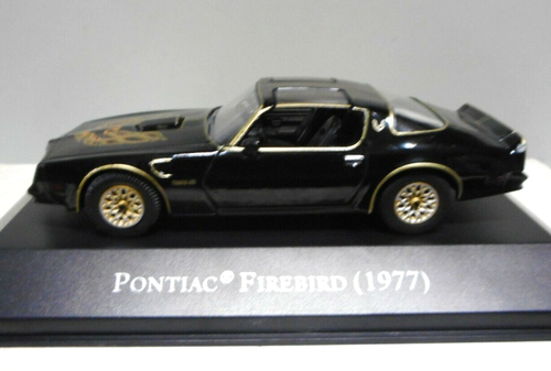 ATLAS DIECAST 1/43 1977 PONTIAC FIREBIRD TRANS AM BLACK/GOLD SMOKEY & THE BANDIT - Picture 3 of 4
