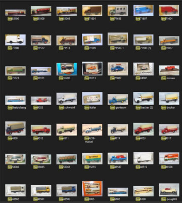 Brekina Modelle Art. 3000 / 30000 - 4999 /49999 (LKW, Transporter, Bus, ) 1:87