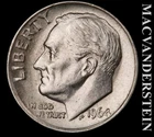 1964 Silver Roosevelt Dime - Scarce  High Grade  Lustrous  No Reserve  #L3717