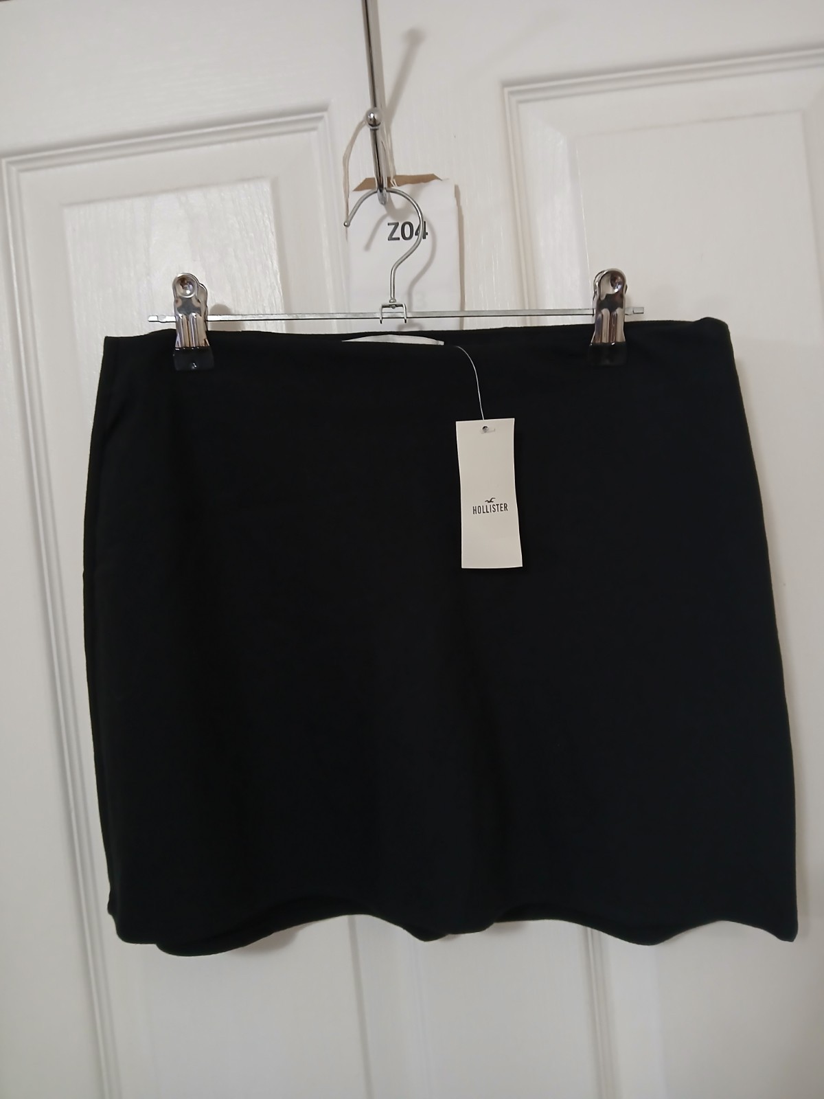 Hollister Side Split Skort en negro