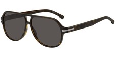 Hugo Boss Men's Havana Pilot Sunglasses - BOSS1507S 0086 IR