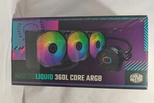 MasterLiquid 360L Core ARGB CPU Liquid Cooler: Dual Chamber Gen S Pump
