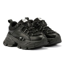 Image of Buffalo Saturn Lace Women's Black Trainers