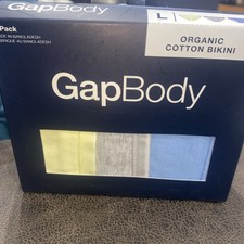 GAP Women's 3-Pk Bikini Underwear Size L