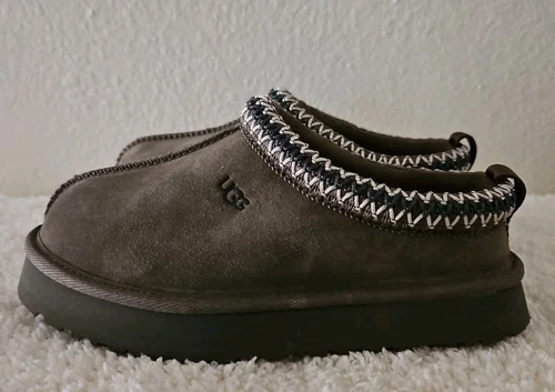 NUOVE SLIDE UGG BAMBINO TAZZ?TAGLIA 1??UNISEX?1143775K?HICKORY?SCATOLA NON INCLUSA