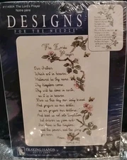 Leisure Arts "The Lord's Prayer" Counted Cross Stitch Kit New Sealed