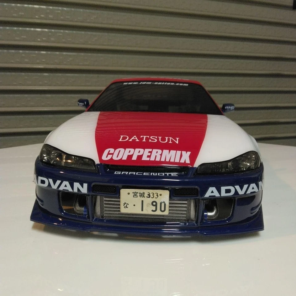 Tamiya 1/10 RC Car Painted Body Nissan S15 Silvia Tricolor - Image 3 of 4