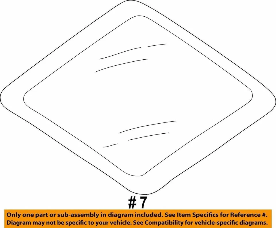 Subaru Forester S 2.5L Roof Glass 2001 2002 OEM Foto 4 de 4