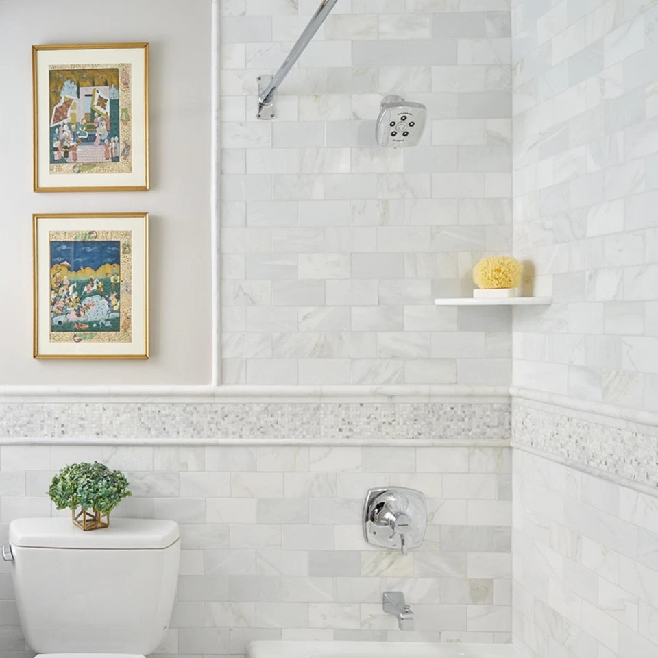 Tiber S-3023 2.5 gpm Multi-Function Shower Head, Polished Chrome - Image 4 of 4