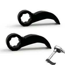 2PACK 1/2 Inch Indexing Pry Bar, Wrench Extender Adapter, Plum Blossom Mouth