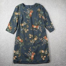 Banana Republic Dress Womens 6 Floral Shift 3/4 Sleeve Lined Dressy Career