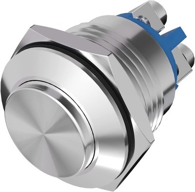 16Mm Momentary Push Button Switch High round Cap Waterproof Aluminum Shell High