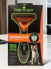 FURminator Undercoat deSHEDDING Tool for Medium Dogs 25-50 lb Short/Long Hair
