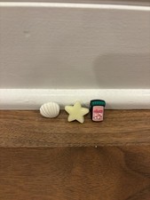 Croc Jibbitz Charms 3 Pack Chill Pill, Star, Sparkle Seashell