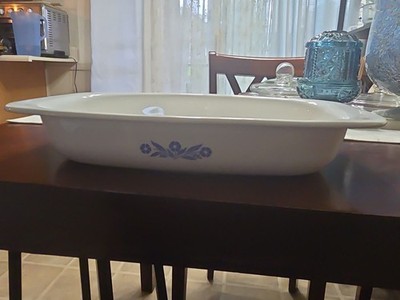 Vintage CorningWare Blue Cornflower P-21 Roaster Pan 13x9