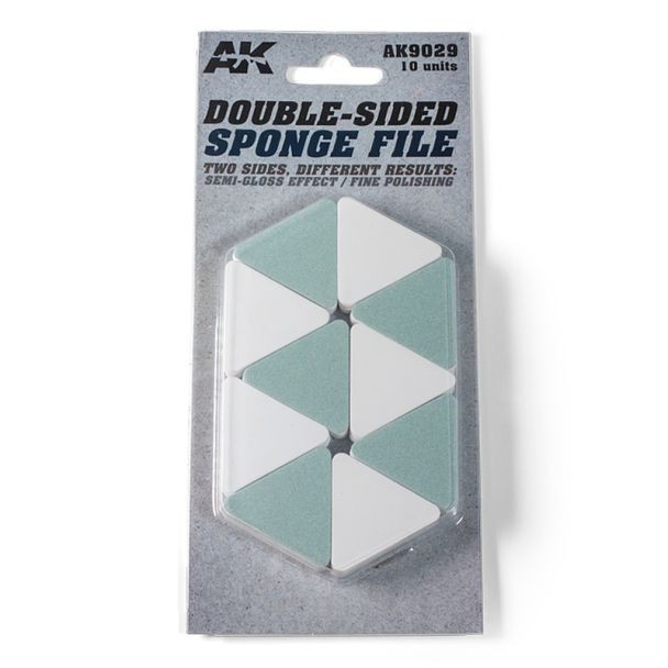 Double-sided Sponge File - Hobby Tools - AK Interactive - Brand New