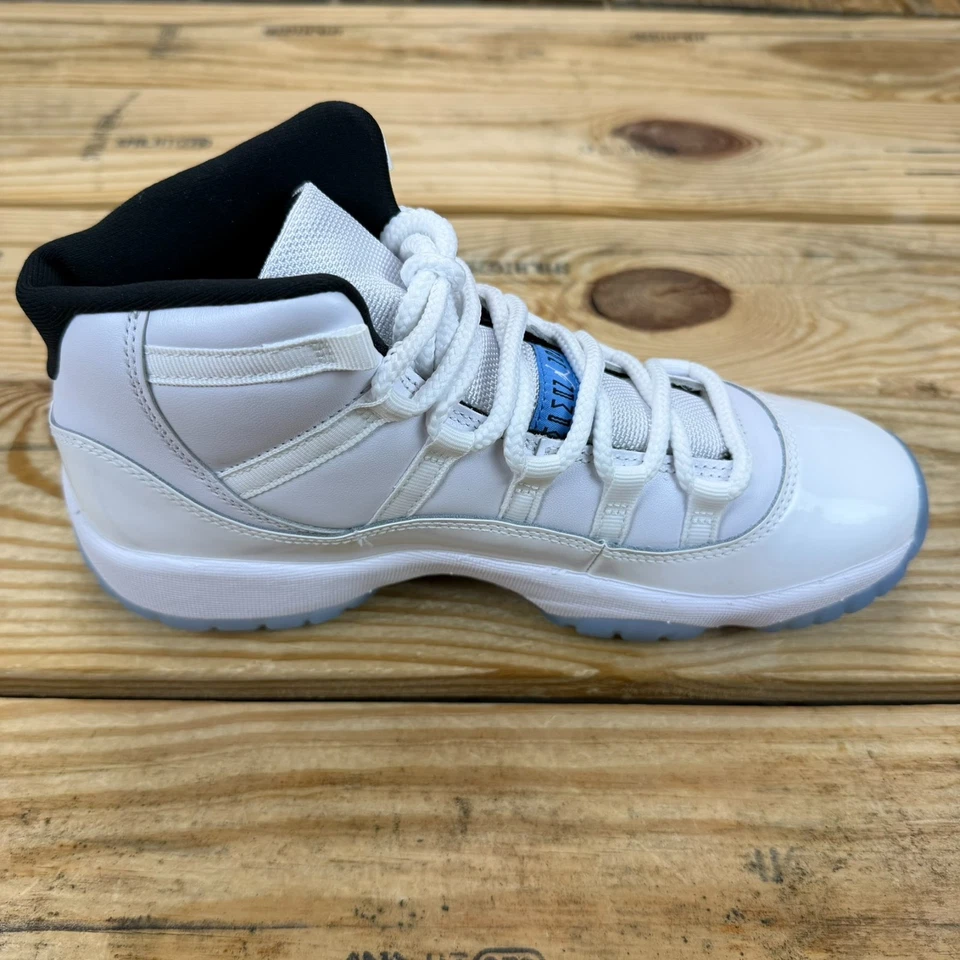 Nike Air Jordan 11 Retro GS Legend Blue 378038-104 White B-Grade NWOB Size 7Y - Image 4 of 4