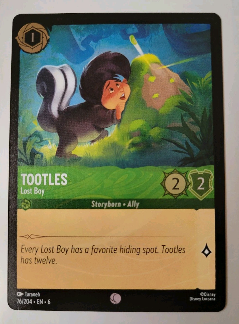 Disney Lorcana TCG - Azurite Sea: Tootles (076/204) - Common Foil - Near Mint
