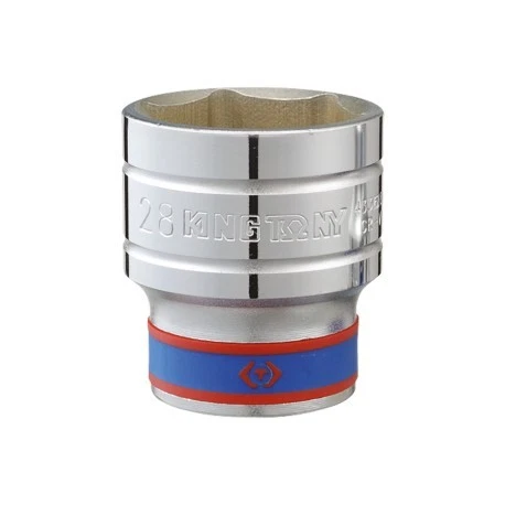 Douille 1/2" standard métrique 6 Pans King Tony - Photo 1/1