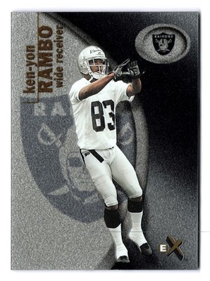 2001 E-X Football Card #123 Ken-Yon Rambo/1500 Rookie