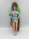 Vintage Mattel Barbie Doll Totally Hair Barbie Brunette W/ HTF Hair Accessories!