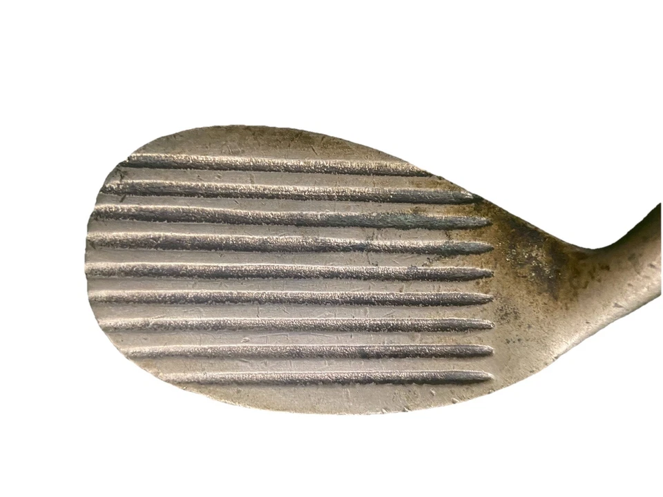 Accurate Mashie-Niblick 9-R DEEP GROOVE BAKSPIN Iron Harrison McGregor Hickory - Image 3 of 4