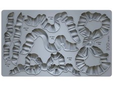 Iron Orchid Design Christmas Bows Decor Mould New in Package 6 by 10" IOD