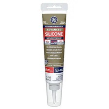Ge 2812563 Silicone Sealant, 3 Oz, Tube, Clear, Silicone Base, Advanced Silicone