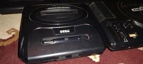 SEGA GENESIS MODEL 2 VIDEO GAME CONSOLE ONLY LOT OF 5 FOR PARTS READ DESCRIPTION