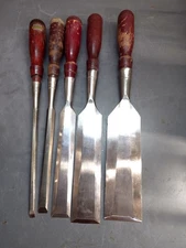 Extra Fine 5 Piece Of Stanley 720 Chisels