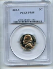 1969-S Jefferson Nickel Proof — photo from another recent sale